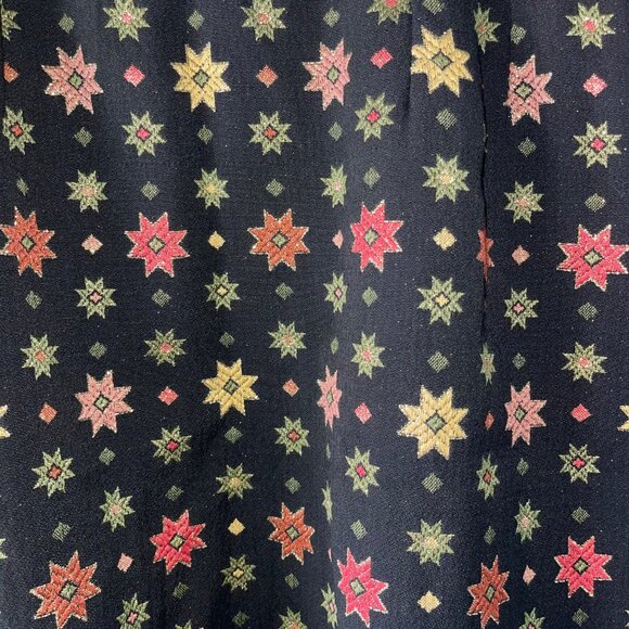 Victor Costa Vintage Womens Skirt Suit Size 10 Multicolor Brocade Star Print - Picture 10 of 16